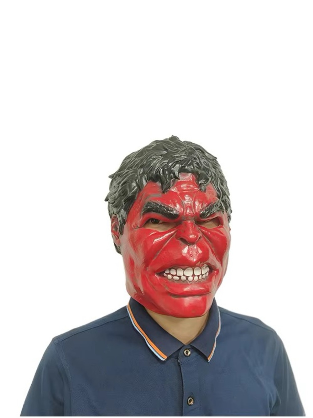 Red Hulk Full-Head Halloween Mask - Men Accessories